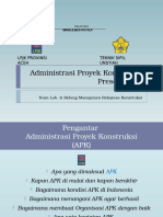 Presentation Administrasi Proyek LPJK