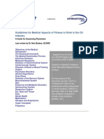 Guidelines For Medical Aspects of Fitness To Work in The Oil Industry PDF
