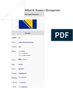 Selección de Fútbol de Bosnia y Herzegovina