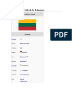 Selección de Fútbol de Lituania