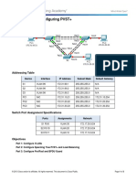 2.3.1.5 Packet Tracer - Configuring PVST Instructions PDF