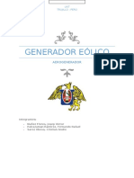 GENERADOR EÓLICO