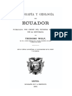 Geografia y Geologia Del Ecuador