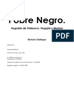 Pobre Negro de Rómulo Gallegos