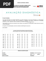 Avaliação Diagnóstica 2017 - 1ª Prova