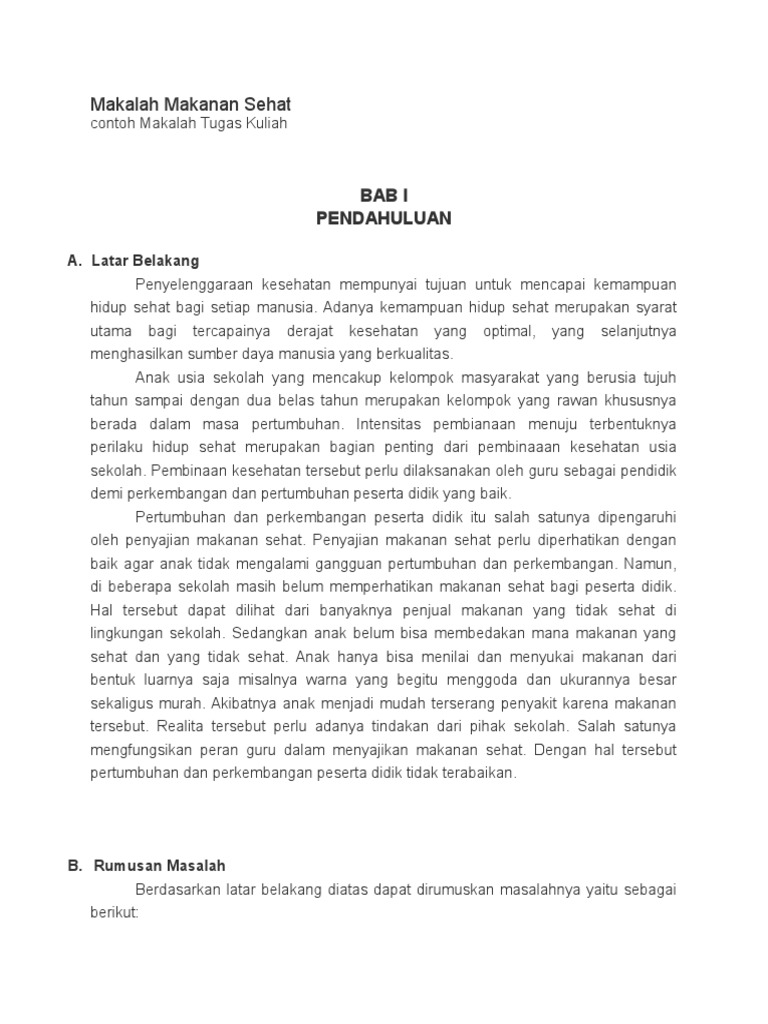 Makalah Makanan Vgbnmsehat Docx