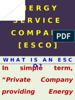 Energy Service Company (ESCO)