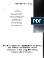 Consumer Protection Act, 1986: Group 2