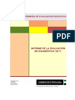 Informe de Resultados de La Evaluación de Diagnóstico 2011