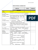 ASEAN Notional Calendar 2016-As of 15 June 2016