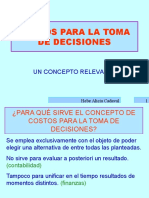 Costos Para La Toma de Decisiones