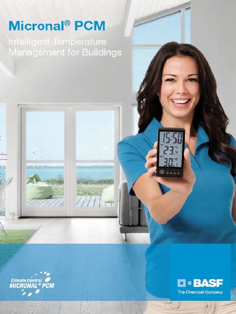 Catalogue Micronal PCM PDF Air Conditioning Heat