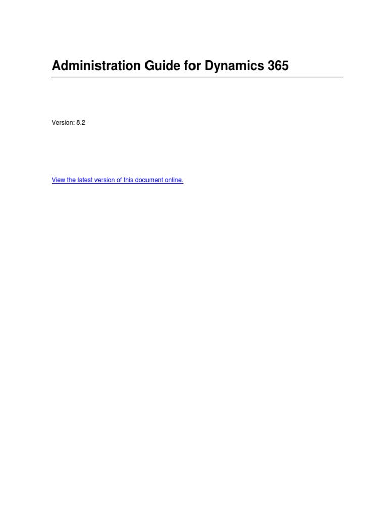 MICROSOFT DYNAMICS 2012 USER GUIDE visual data 4