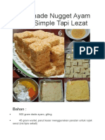Homemade Nugget Ayam Wortel Simple Tapi Lezat