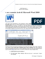 Cara Menulis Arab Di Microsoft Word
