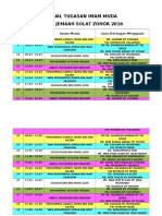 Jadual Tugasan Imam Muda