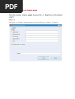 Enable Diagnostics in Oracle Apps