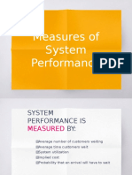 Measure System Performance with Queuing Models