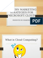 Modern Marketing Strateg For Microsoft Cloud Final