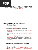 Anti-Sexual Harassment Act