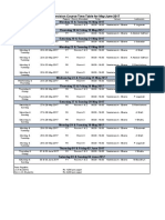 LCA Crash Course Time Table June 2017 