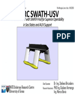 SWATH-USV Innovative USV With SWATH Hull For Superior Operability in Sea States and AUV Support - Brizzolara 2010