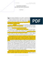 La Economía Como Proceso Institucionalizado