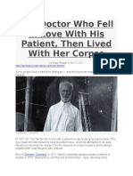 Doctor Loved Corpse For 7 Years