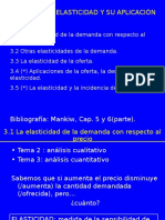 3.- Elasticidad de La Demanda