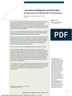 Neuroanatomical Correlates of Religiosity and Spirituality A Study in Adults at High and Low Familial Risk For Depression