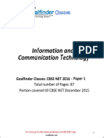 NET SET Information and Commincation Technology (Computer Theory)