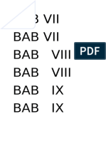 Bab Vii