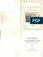 Anuarul Universitatii Din Iasi 1926-1927-1928