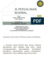Asuhan Persalinan Normal: Dr. Helmina, SP - OG