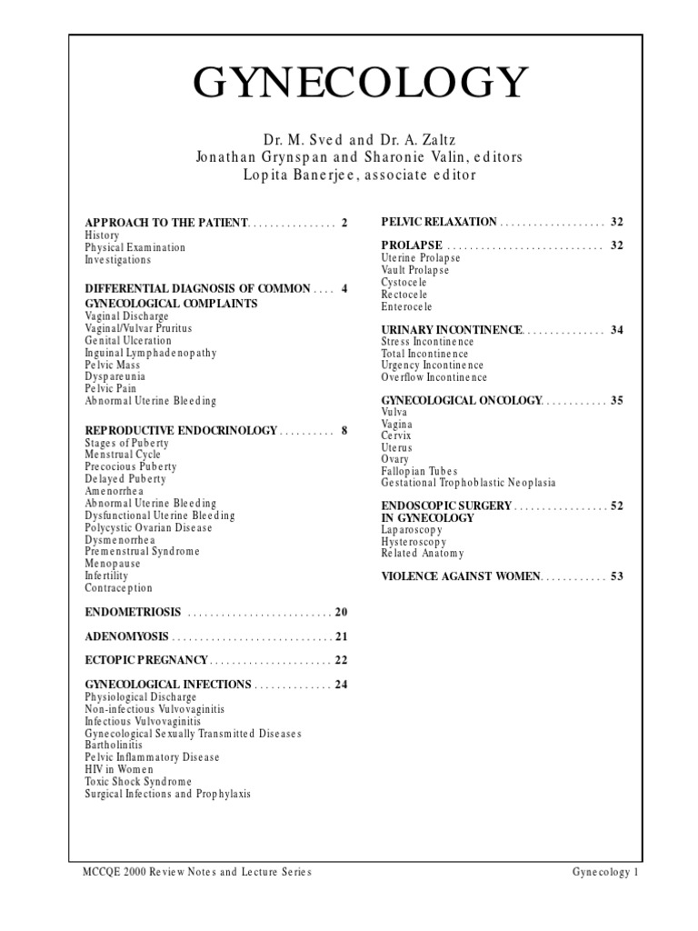 Comprehensive Gynecology Guide | PDF | Menstrual Cycle | Luteinizing ...