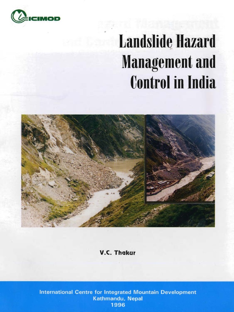 Landslide Hazard Management and Control in India PDF | PDF