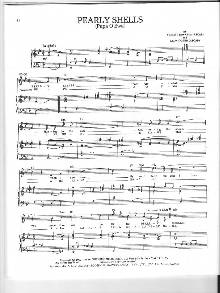 Pearly Shells Pdf
