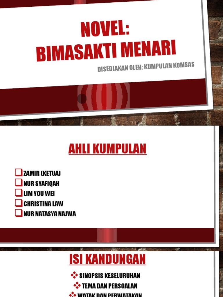 BM  Novel Bimasakti Menari  PDF