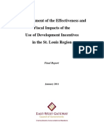 An Assessment of the Effectiveness and Fiscal Impacts of the Use of Development Incentives in the St. Louis Region