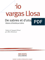 De Sabres Et d'Utopies Visions d'Amérique Latine - Mario Vargas Llosa