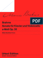 Cello Sonata Op. 38 (Brahms) PDF