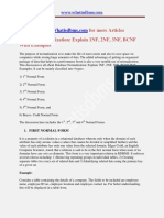 Database Normalization Explain 1NF 2NF 3NF BCNF With Examples PDF