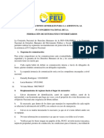 RECOMENDACIONES GENERALES PARA LA ASISTENCIA AL IV CONGRESO NACIONAL DE LA FEU.pdf