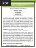 A Educação Ambiental Como Prática