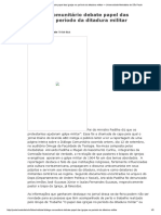 Diálogo Comunitário Debate Papel Das Igrejas No Período Da Ditadura Militar — Universidade Metodista de São Paulo