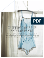 Chiffon Camisole and Tap Pants PDF