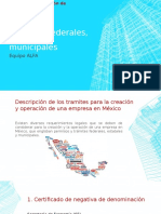 Permisos Federales, Estatales y Municipales