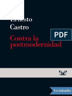 Contra La Posmodernidad - Ernesto Castro Cordoba