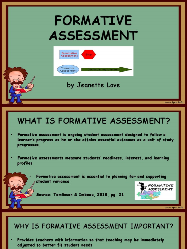 Formative Assessment Pdf Educational Assessment Learning