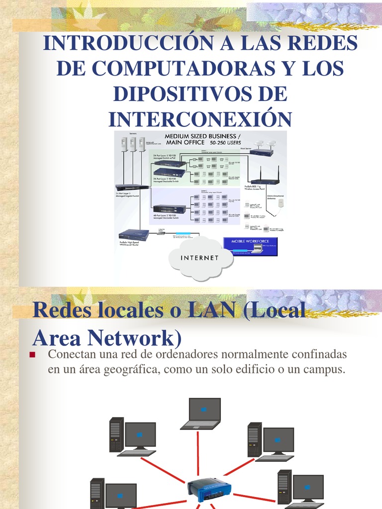 Introducción A Las Redes y Dispositivos de Interconexión | PDF | Red de ...